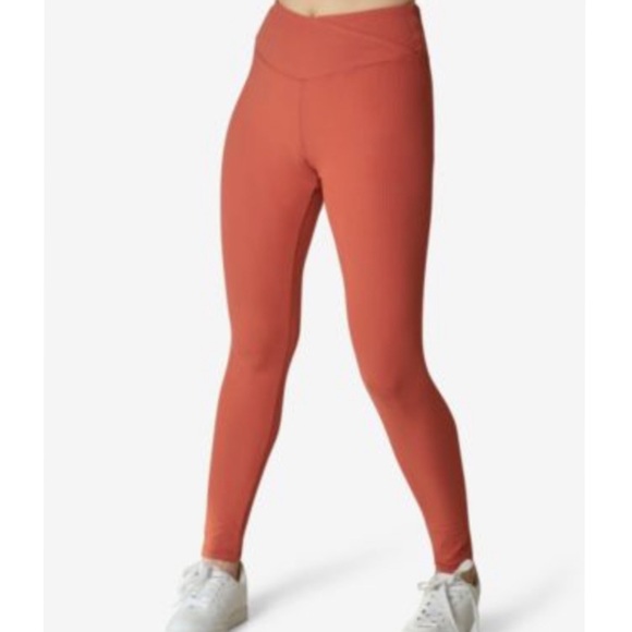 Ultra Flirt Pants - Ultra Flirt Dark Blue Cross Waist Leggings